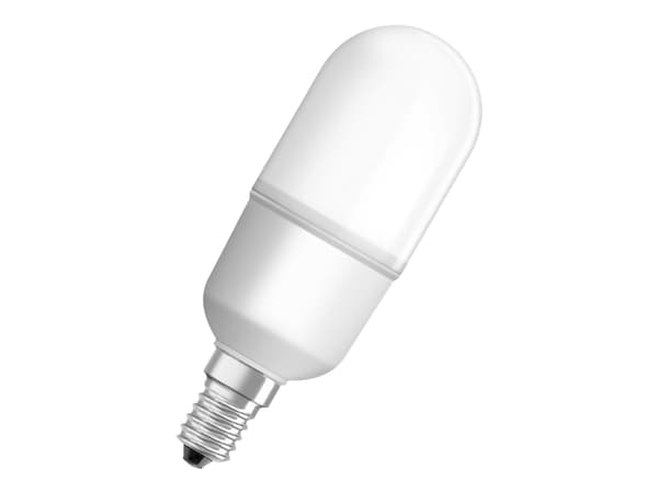 OSRAM LED STAR - LED-lyspære - form: stav - mattslipt finish - E14 - 9 W (ekvivalent 75 W) - klasse E - varmt hvitt lys - 2700 K
