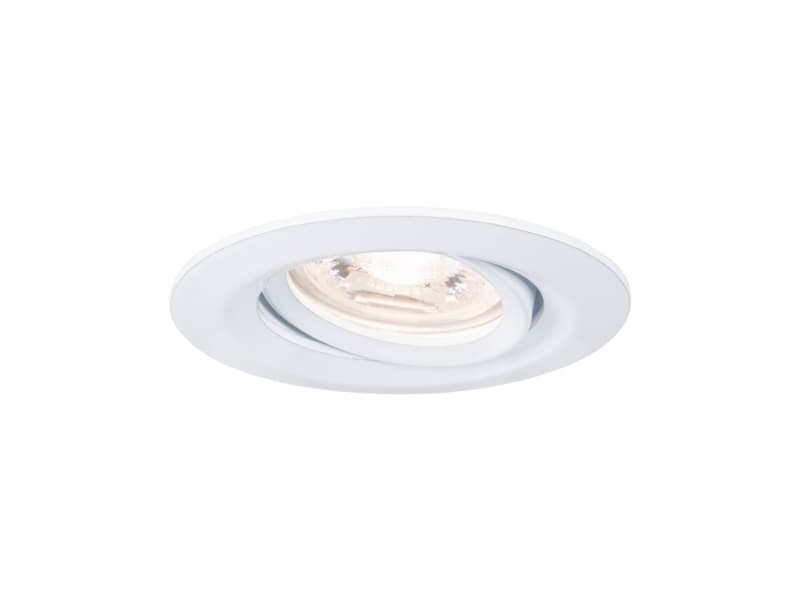Paulmann 929.70, Rund, Innertak/vägg, Vit, Kontor, Showroom, Gjuten aluminium, IP23