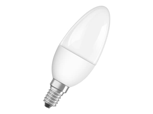 OSRAM LED SUPERSTAR - LED-lamppu - muoto: B35 - himmeä pinta - E14 - 4,9 W (vastaa 40 W) - luokka F - lämpimän valkoinen valo - 2700 K