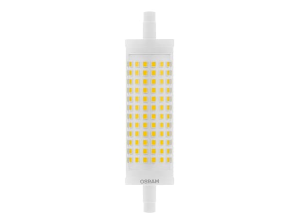 OSRAM LED LINE - LED-glödlampa - form: majs - klar finish - R7s - 19 W (motsvarande 150 W) - klass E - varmt vitt ljus - 2700 K