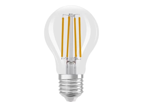 OSRAM LED STAR+ GLOWdim - LED hehkulamppu - muoto: A60 - kirkas viimeistely - E27 - 6,5 W (vastaa 60 W) - luokka E - lämmin valkoinen/erittäin lämmin