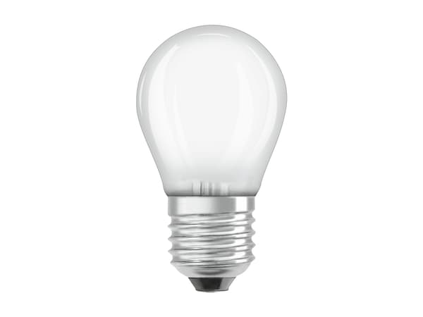 OSRAM STAR CLASSIC P - LED-glödlampa med filament - form: P45 - glaserad finish - E27 - 2.5 W (motsvarande 25 W) - klass F - varmt vitt ljus - 2700 K