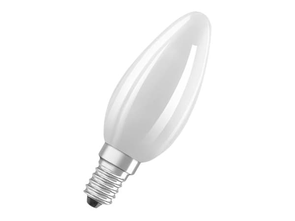 OSRAM LED STAR - LED-filamentlyspære - form: B35 - E14 - 6 W (ekvivalent 60 W) - klasse D - varmt hvitt lys - 2700 K