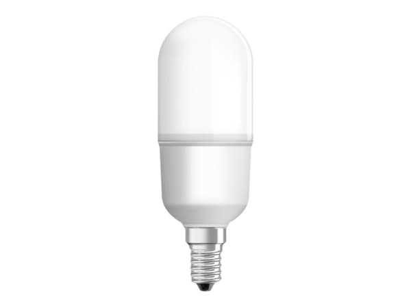 OSRAM LED STAR Stick - LED-lyspære - form: tubulær - E14 - 9 W (ekvivalent 75 W) - klasse E - kjølilg hvitt lys - 4000 K