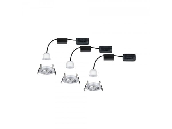 Paulmann 929.75, Rund, Tak/Vegg, Aluminium, Aluminium, Sykehus, Kontor, Utstillingslokale, IP23
