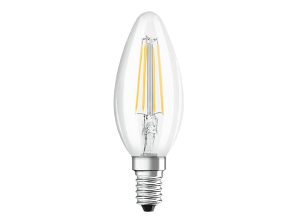 OSRAM STAR+ Relax and Active - LED-glödlampa med filament - form: B40 - klar finish - E14 - 4 W (motsvarande 40 W) - klass E - kallt vitt/varmt vitt