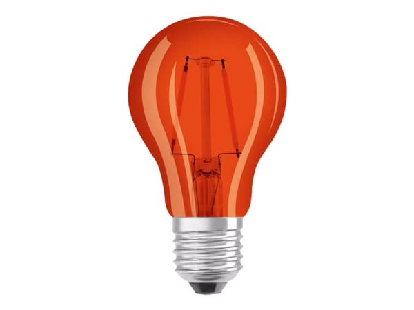OSRAM LED STAR Décor Classic A - LED-glödlampa - form: A60 - E27 - 2.5 W (motsvarande 15 W) - klass G - orange lampa - 1500 K