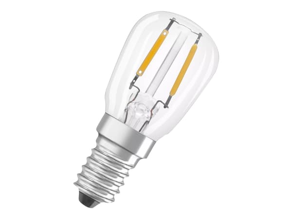 OSRAM SPECIAL - LED-glödlampa med filament - form: T26 - klar finish - E14 - 1.6 W (motsvarande 5 W) - klass G - varm komfortbelysning - 2400 K