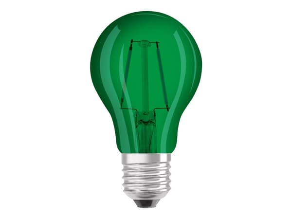 Osram STAR, 4 W, 7 W, E27, 45 lm, 15000 h, Vihreä