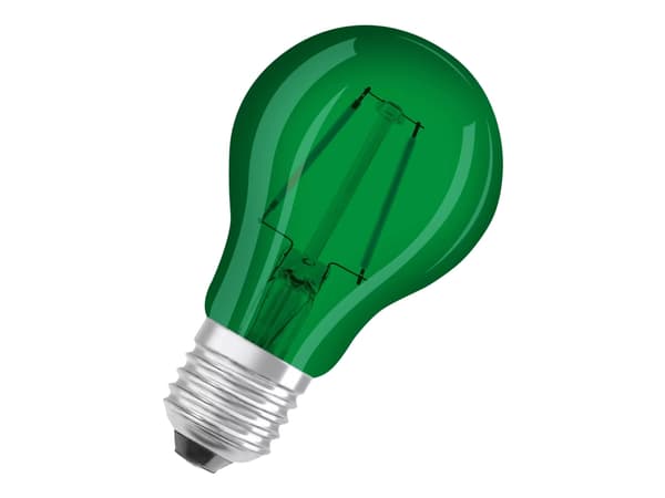 Osram STAR, 4 W, 7 W, E27, 45 lm, 15000 h, Vihreä