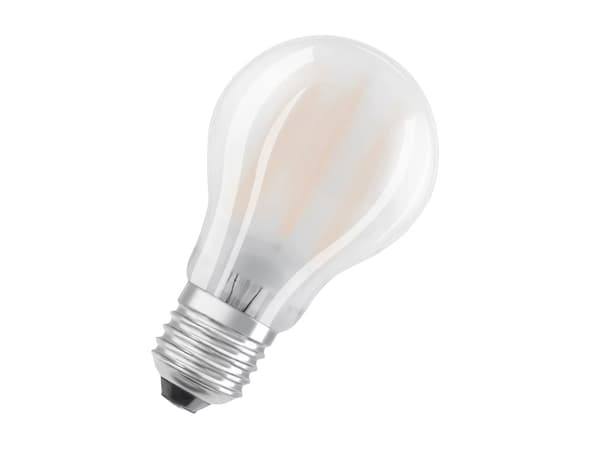 OSRAM LED SUPERSTAR - LED-glödlampa - form: A40 - glaserad finish - E27 - 4.8 W (motsvarande 40 W) - klass F - svalt vitt ljus - 4000 K