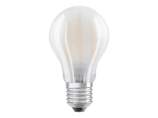 OSRAM LED SUPERSTAR - LED-glödlampa - form: A40 - glaserad finish - E27 - 4.8 W (motsvarande 40 W) - klass F - svalt vitt ljus - 4000 K