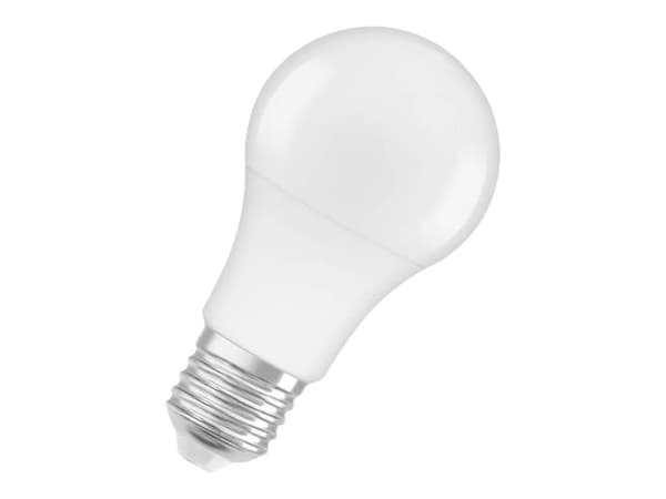 OSRAM LED STAR Classic A - LED-glödlampa - form: A60 - glaserad finish - E27 - 8.5 W (motsvarande 60 W) - klass F - svalt vitt ljus - 4000 K