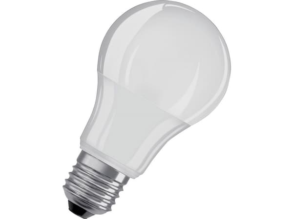 OSRAM LED STAR Classic A - LED-glödlampa - form: A60 - glaserad finish - E27 - 8.5 W (motsvarande 60 W) - klass F - svalt vitt ljus - 4000 K