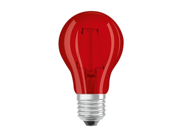 Osram STAR, 2,5 W, 7 W, E27, 45 lm, 15000 t, Rød