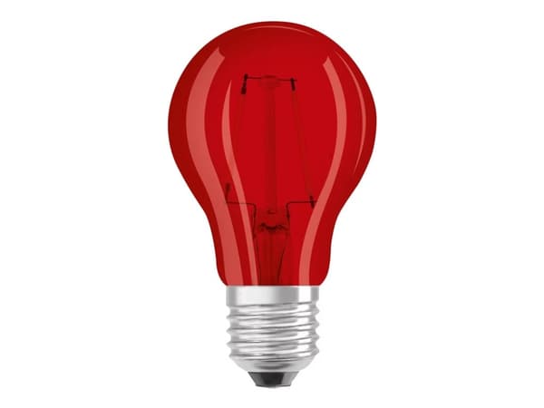 Osram STAR, 2,5 W, 7 W, E27, 45 lm, 15000 t, Rød