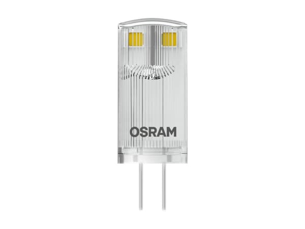 OSRAM PIN - LED-glödlampa - form: T12 - G4 - 0.9 W (motsvarande 10 W) - klass F - varmt vitt ljus - 2700 K