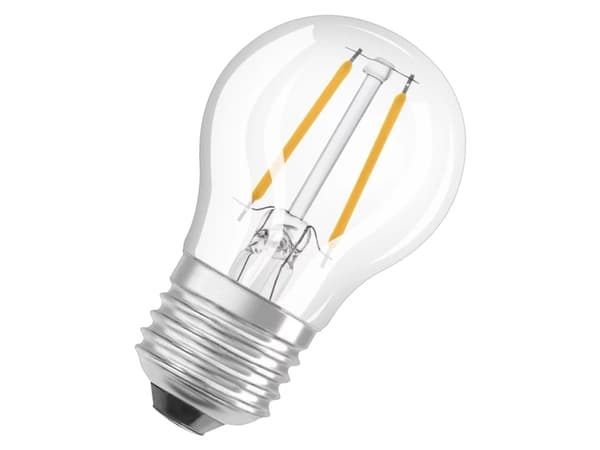 OSRAM 4058075436848 LED (RGB) lamppu Energialuokka F (A - G) E27 Lampun muoto 2,8 W = 25 W Lämminvalkoinen (Ø x L) 45 mm x 77 mm 1 kpl