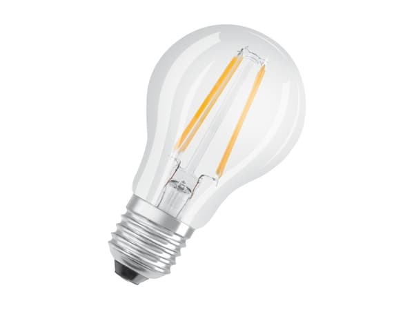 OSRAM LED SUPERSTAR - LED-glödlampa med filament - form: A60 - klar finish - E27 - 6.5 W (motsvarande 60 W) - klass E - varmt vitt ljus - 2700 K