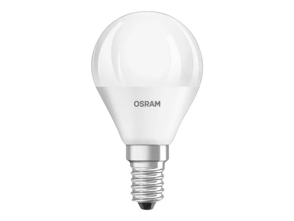 OSRAM LED SUPERSTAR - LED-glödlampa - form: P45 - glaserad finish - E14 - 4.9 W (motsvarande 40 W) - klass F - varmt vitt ljus - 2700 K