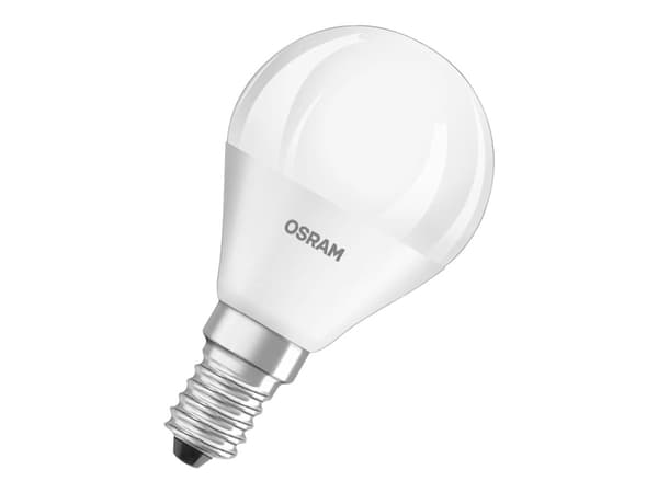 OSRAM LED SUPERSTAR - LED-glödlampa - form: P45 - glaserad finish - E14 - 4.9 W (motsvarande 40 W) - klass F - varmt vitt ljus - 2700 K