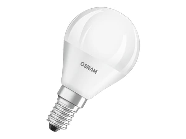 OSRAM LED SUPERSTAR - LED-glödlampa - form: P45 - glaserad finish - E14 - 4.9 W (motsvarande 40 W) - klass F - varmt vitt ljus - 2700 K