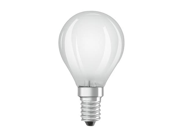 OSRAM SUPERSTAR CLASSIC P - LED-glödlampa med filament - form: P45 - glaserad finish - E14 - 5 W (motsvarande 40 W) - klass F - varmt vitt ljus - 270