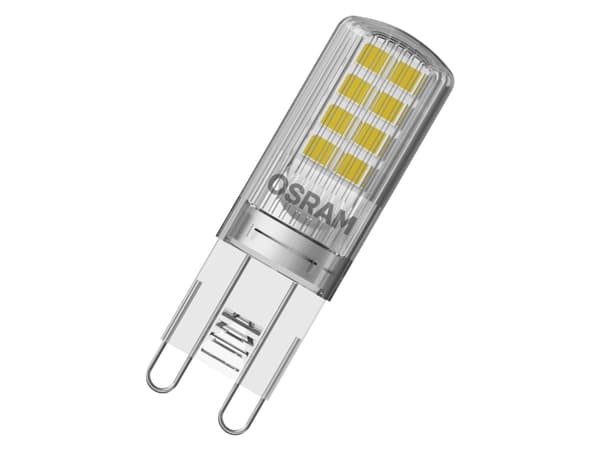 OSRAM PIN - LED-lyspære - form: T15 - G9 - 2.6 W (ekvivalent 30 W) - klasse E - varmt hvitt lys - 2700 K