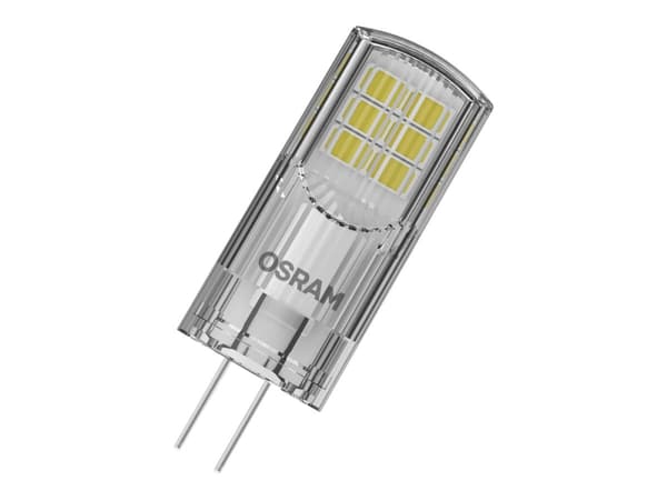 OSRAM LED STAR - LED-lyspære - form: T14 - klar finish - G4 - 2.6 W (ekvivalent 28 W) - klasse F - varmt hvitt lys - 2700 K