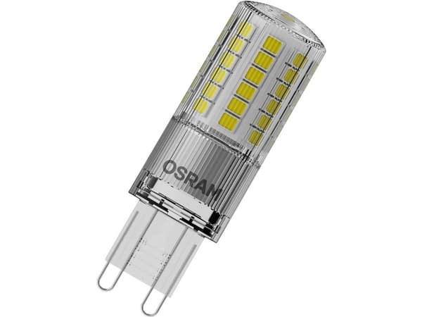 OSRAM - LED-lamppu - muoto: PIN - kirkas viimeistely - G9 - 4,8 W (48 W vastaava) - luokka E - viileän valkoinen valo - 4000 K