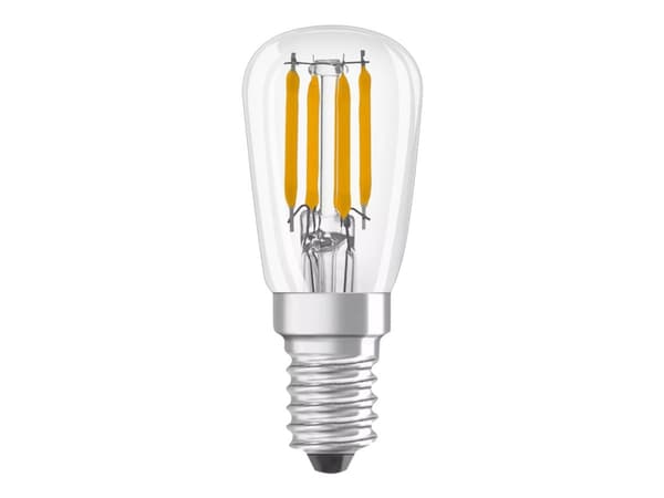 OSRAM SPECIAL - LED-glödlampa med filament - form: T26 - klar finish - E14 - 2.8 W (motsvarande 25 W) - klass F - varmt vitt ljus - 2700 K
