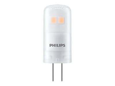 Philips - LED-spotlight - form: kapsyl - G4 - 1 W (motsvarande 10 W) - klass F - varmt vitt ljus - 2700 K