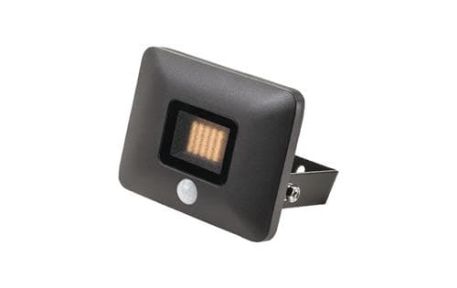 Projektør Flom Mini LED 10W 3000K 1020 lumen, med sensor, grafit