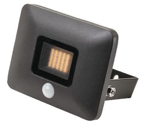 Projektør Flom Mini LED 10W 3000K 1020 lumen, med sensor, grafit