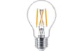 Miniatyrbild 3 av 5: Philips - LED-glödlampa med filament - form: A60 - klar finish - E27 - 3.4 W (motsvarande 40 W) - klass D - varmt vitt ljus - 2700 K