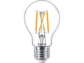 Miniatyrbild 4 av 5: Philips - LED-glödlampa med filament - form: A60 - klar finish - E27 - 3.4 W (motsvarande 40 W) - klass D - varmt vitt ljus - 2700 K