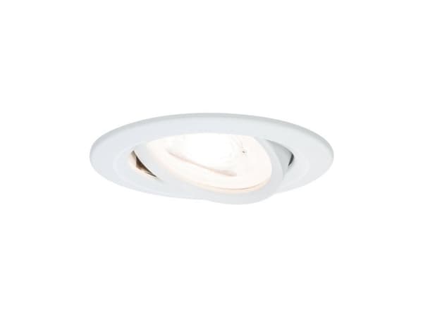 Paulmann 936.39, Nedtryckbar spotlight, GU10, 1 lampor, LED, 230 V, Vit