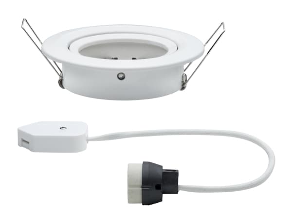Paulmann 936.39, Nedtryckbar spotlight, GU10, 1 lampor, LED, 230 V, Vit