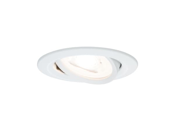 Paulmann 936.39, Nedtryckbar spotlight, GU10, 1 lampor, LED, 230 V, Vit Vit