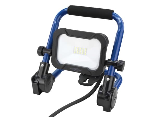 ANSMANN FL800AC - Arbeidslys - LED - 10 W - klasse F - naturlig hvitt lys - 5000 K - spotlight - svart, blå