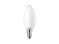 Miniatyrbild 4 av 5: Philips - LED-glödlampa - form: B35 - glaserad finish - E14 - 4.3 W (motsvarande 40 W) - klass F - varmt vitt ljus - 2700 K (paket om 2)