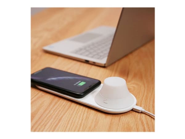Yeelight - Trådløs ladepute - Li-pol - 750 mAh - 15 watt - Fast Charge - hvit - Europa