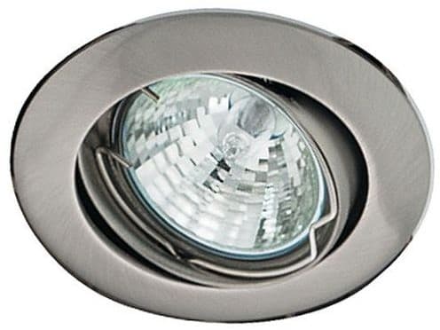 Candellux Ceiling fixture halogen eyelet Candellux 1x50W GU5.3 MR16 satin UO-02 SN (2220537)