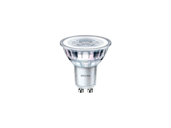 Philips - LED-spotlight - GU10 - 4.6 W (motsvarande 50 W) - klass F - varmt vitt ljus - 2700 K (paket om 2)