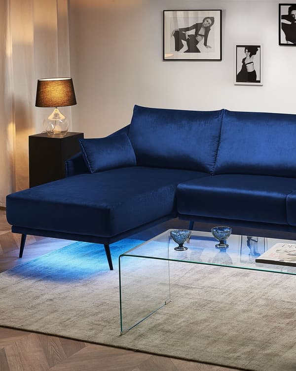 Set av 4 LED-slingor Flerfärgad 16 Färger Fjärrkontroll 60 cm KALADAN