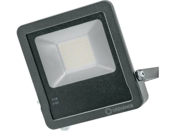 LEDVANCE 474666, Sort, IP65, Aluminium, Glass, I, CE / EAC / REACH / RoHS, 50 W