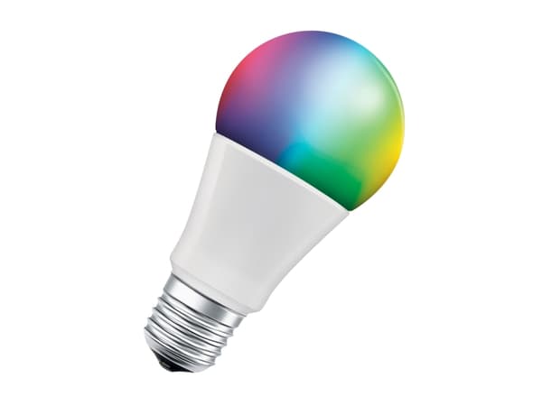 LEDVANCE SMART+ - LED-lyspære - form: A60 - E27 - 9.5 W (ekvivalent 75 W) - klasse F - RGBW-lys - 2700-6500 K