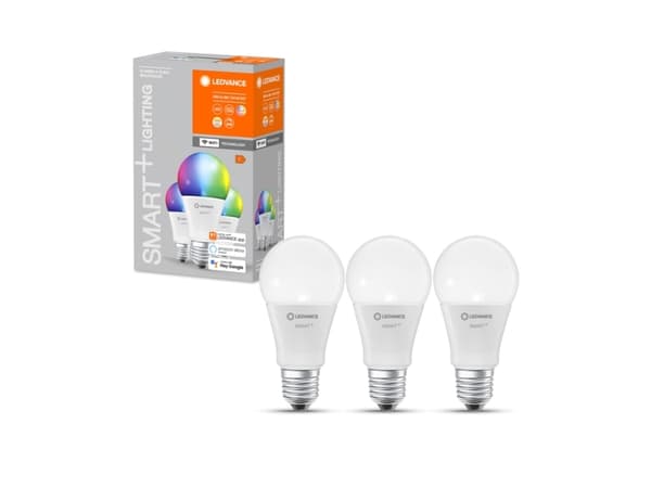 LEDVANCE SMART+ - LED-lyspære - form: A60 - E27 - 9.5 W (ekvivalent 75 W) - klasse F - RGBW-lys - 2700-6500 K