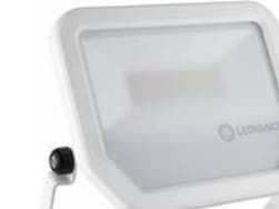 FLOODLIGHT PFM WHITE LUMINAIRE LED FLOODLIGHT 30W NW 4000K 3600LM IP65 100ST ALUMINUM/ GLASS