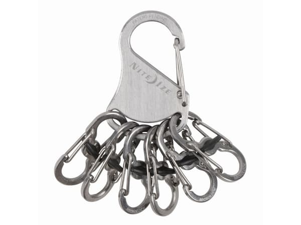 Nite Ize KeyRack Locker, Karbinhake till nycklar, Rostfritt stål, Rostfritt stål, 39,1 mm, 78,1 mm, 37 g